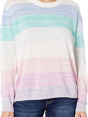 Splendid Pastel Striped Women's Sweater- Sz S
